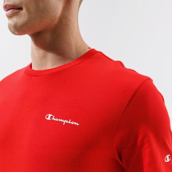 Мъжка тениска CHAMPION ТЕНИСКА CREWNECK ТЕНИСКА 214153rs046 цвят червен