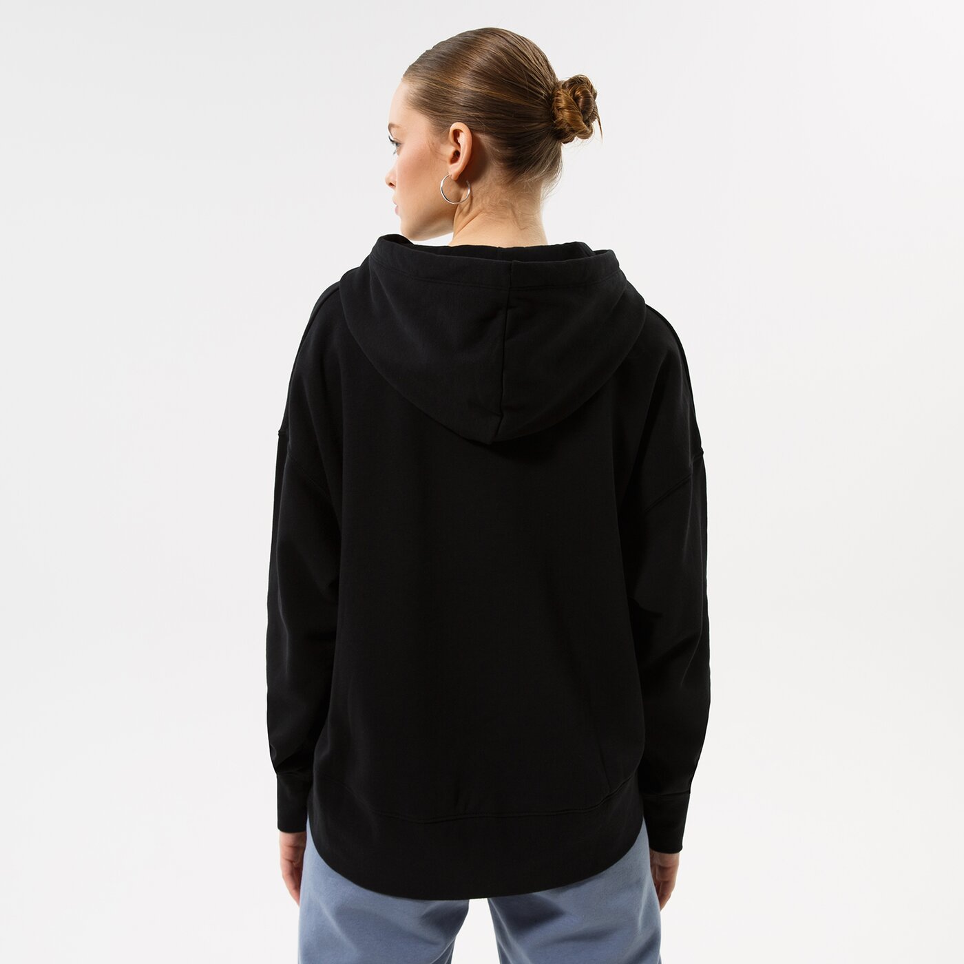 Дамски суичър NIKE СУИТЧЪР С КАЧУЛКА W NSW CLUB FLC HOODIE SSNL dv5645-010 цвят черен