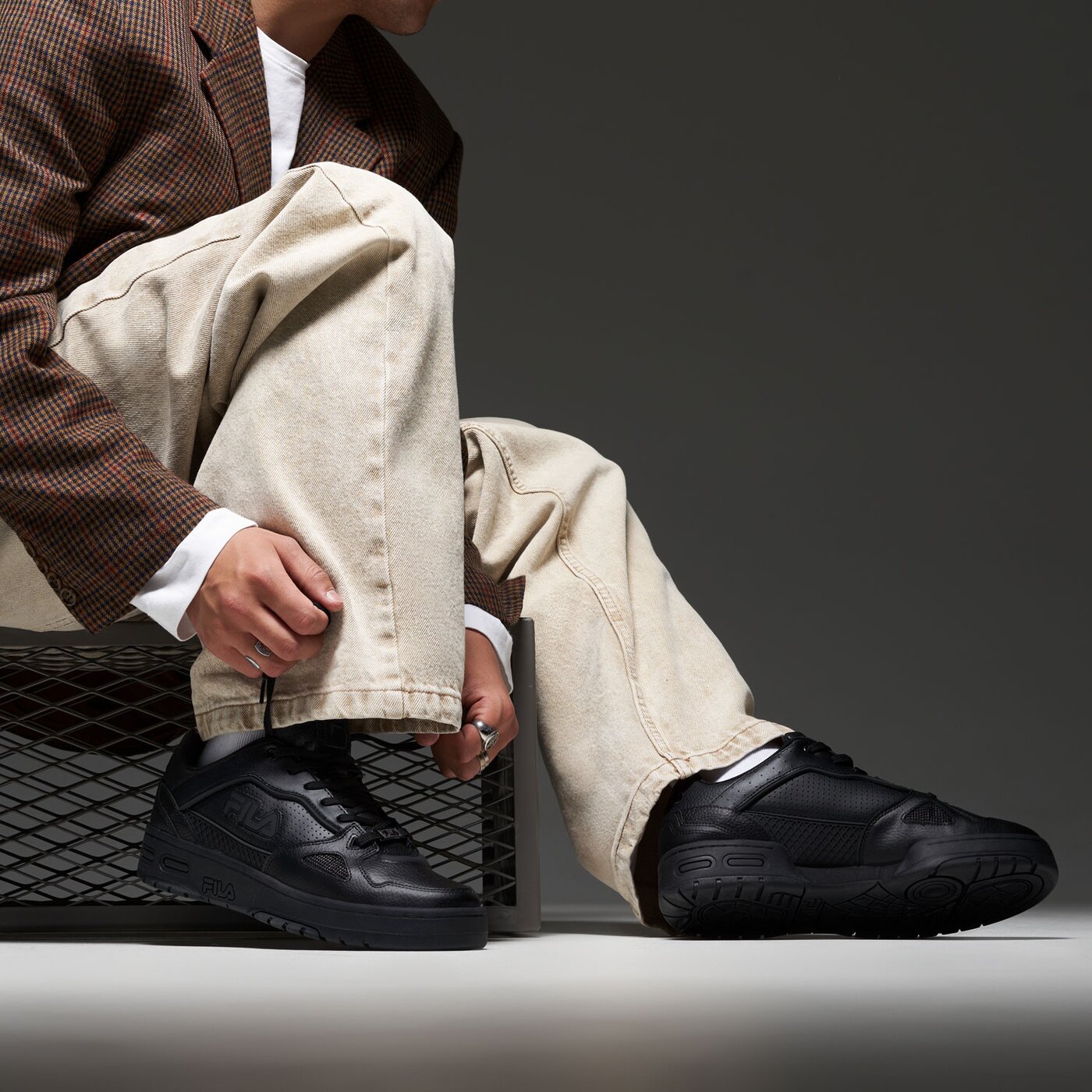 Мъжки маратонки FILA TERATACH 600 1fm02733001 цвят черен