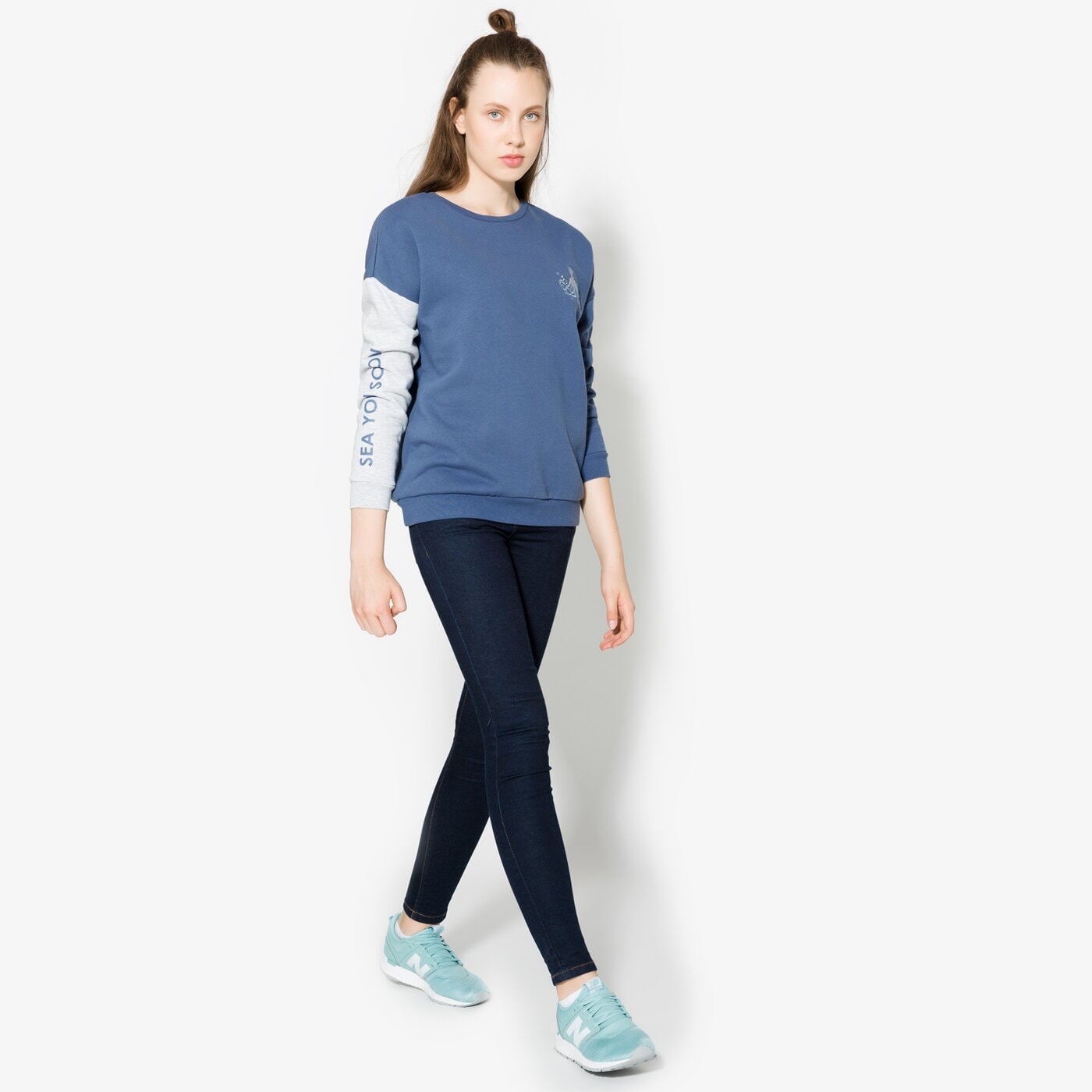 Дамски суичър CONFRONT СУИТЧЪР CRES cf17bld23002 цвят син