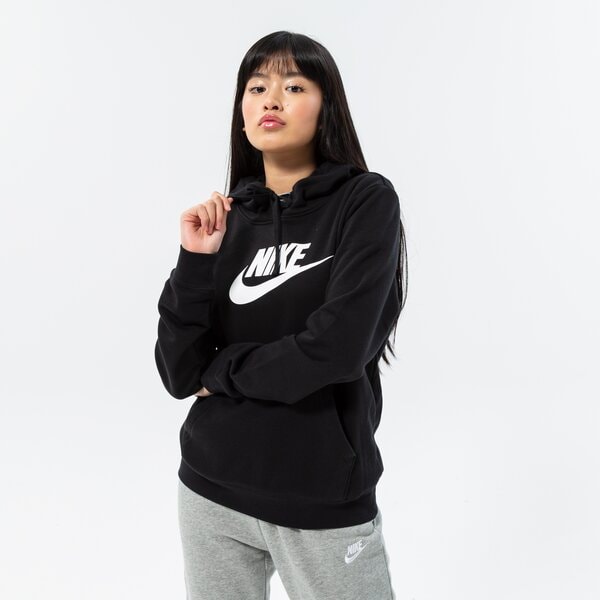 Дамски суичър NIKE СУИТЧЪР С КАЧУЛКА W   NSW CLUB FLC GX PO HDY STD dq5775-010 цвят черен