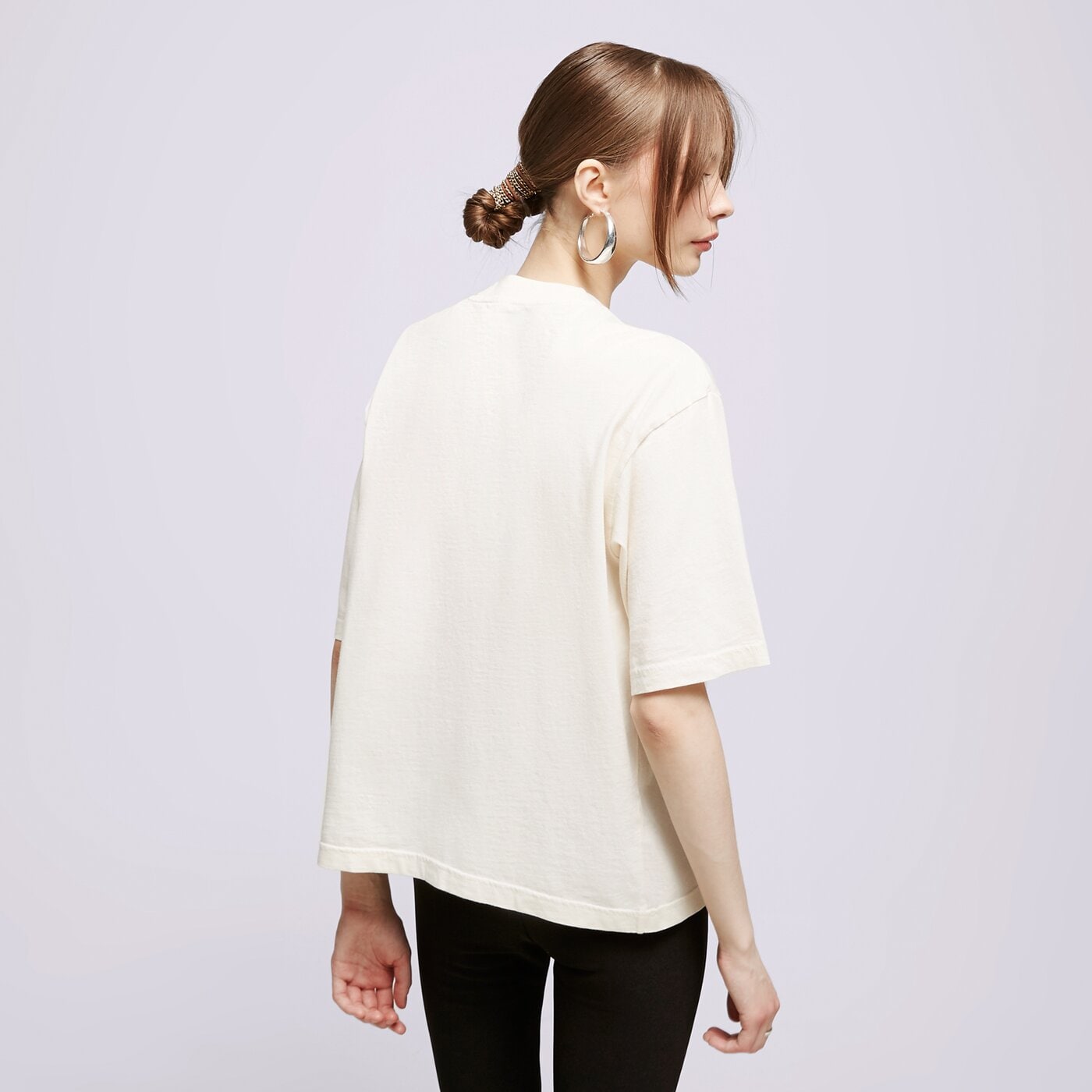 Дамска тениска REEBOK ТЕНИСКА CL RBK ND BOXY TEE hh9704 цвят бял