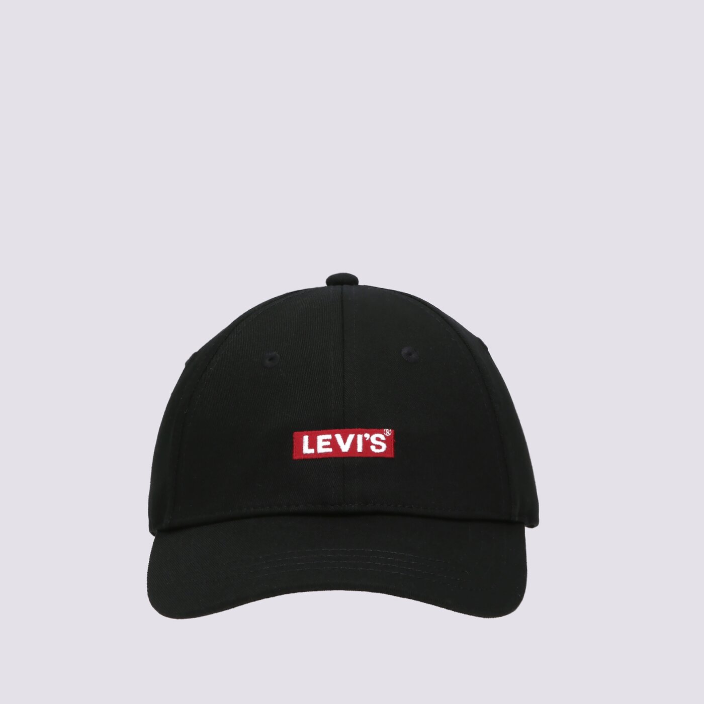 Дамска шапка с козирка LEVI'S ШАПКА CAP - BABY TAB LOGO d6250-0001 цвят черен