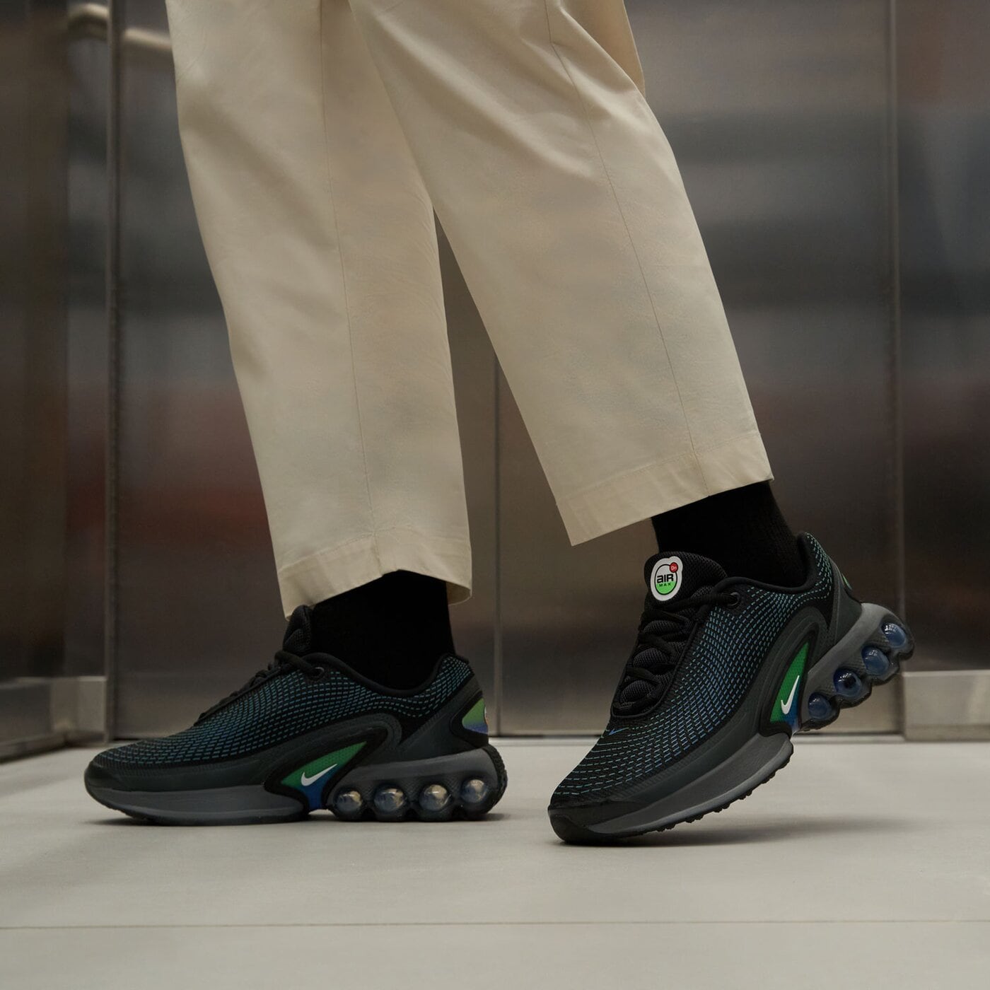 Детски маратонки NIKE AIR MAX DN fb8987-010 цвят черен