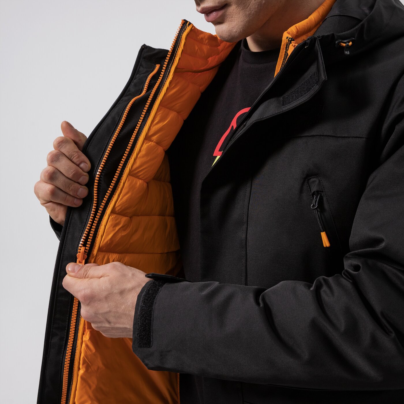 Мъжко зимно яке CONFRONT ЯКЕ ЗИМНО 3 IN 1 JACKET cf321kum20001 цвят черен