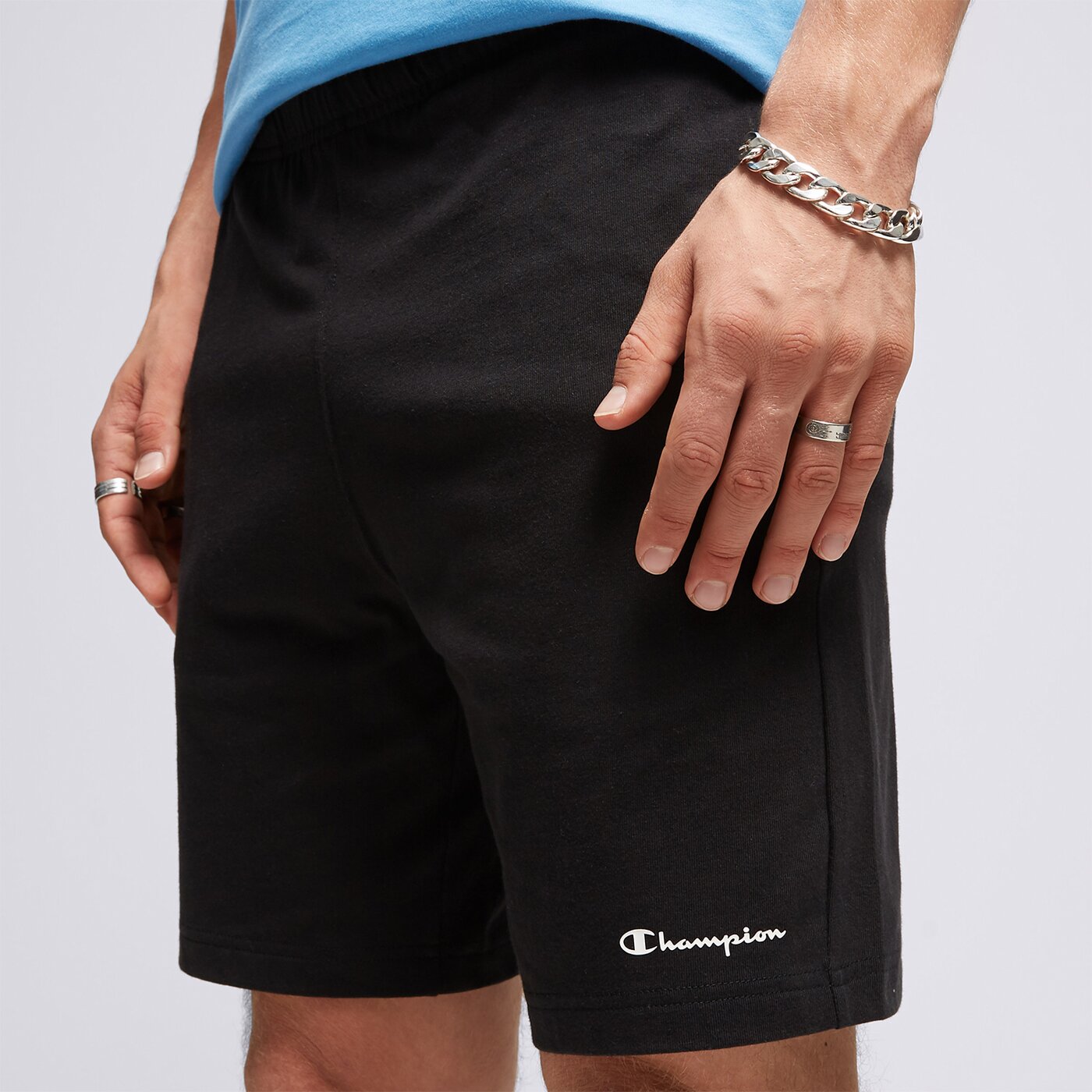 Мъжки къси панталони CHAMPION ШОРТИ BERMUDA 217436kk001 цвят черен