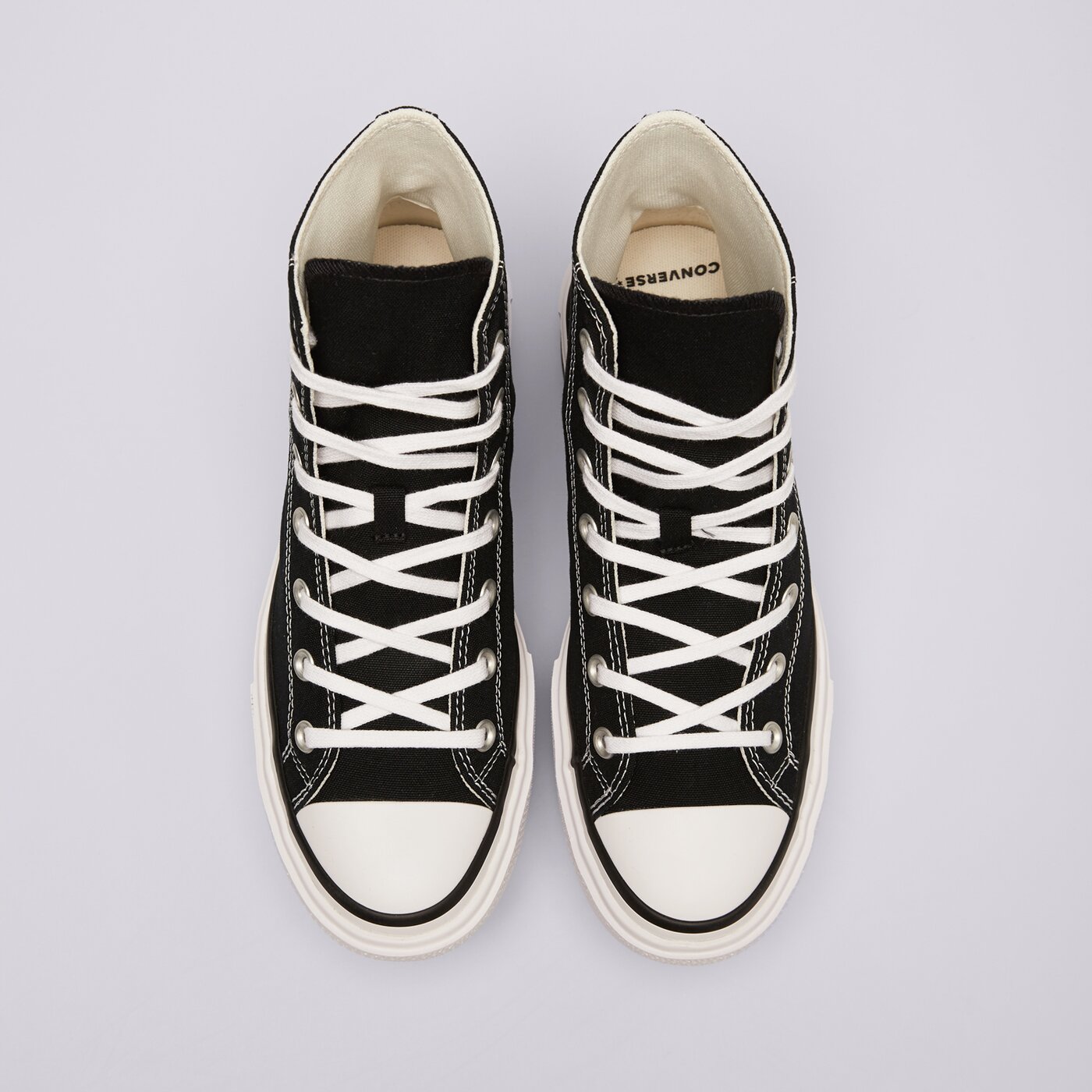 Дамски маратонки CONVERSE CHUCK TAYLOR ALL STAR LIFT DOUBLE STACK a12975c цвят черен
