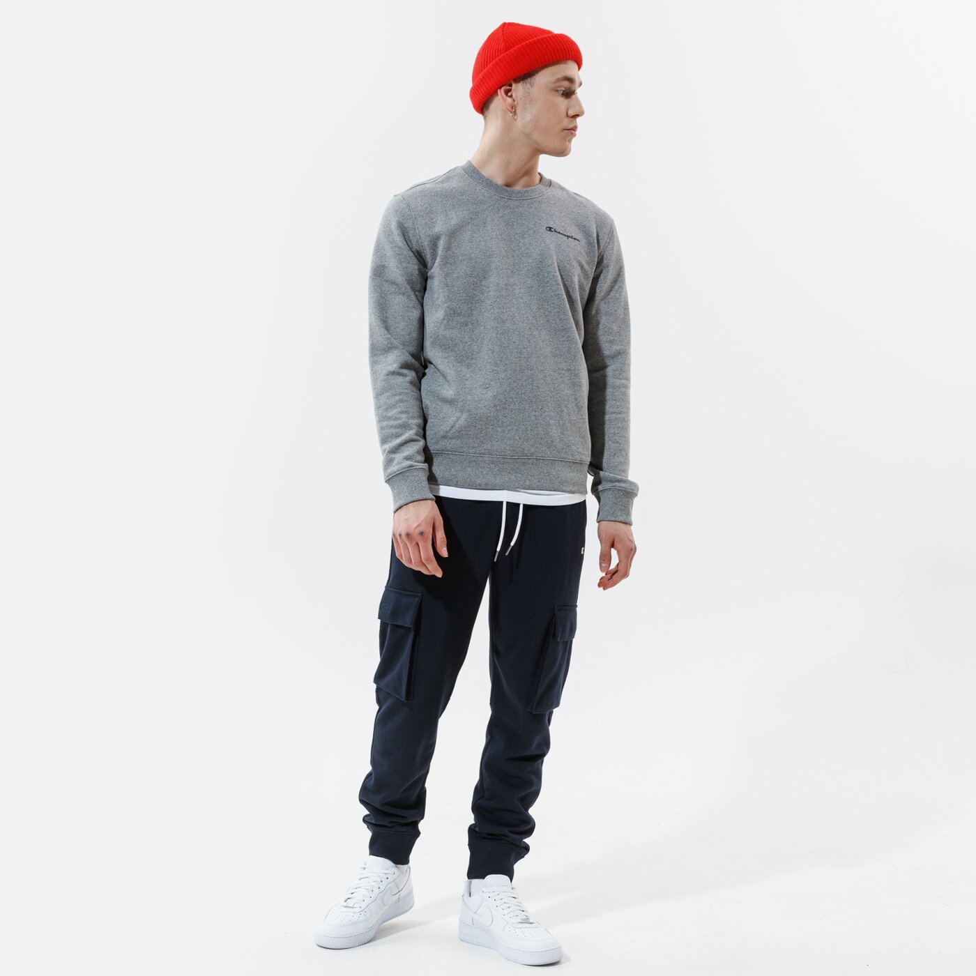 Мъжки панталони CHAMPION ПАНТАЛОНИ RIB CUFF PANTS 216017bs501 цвят тъмносин