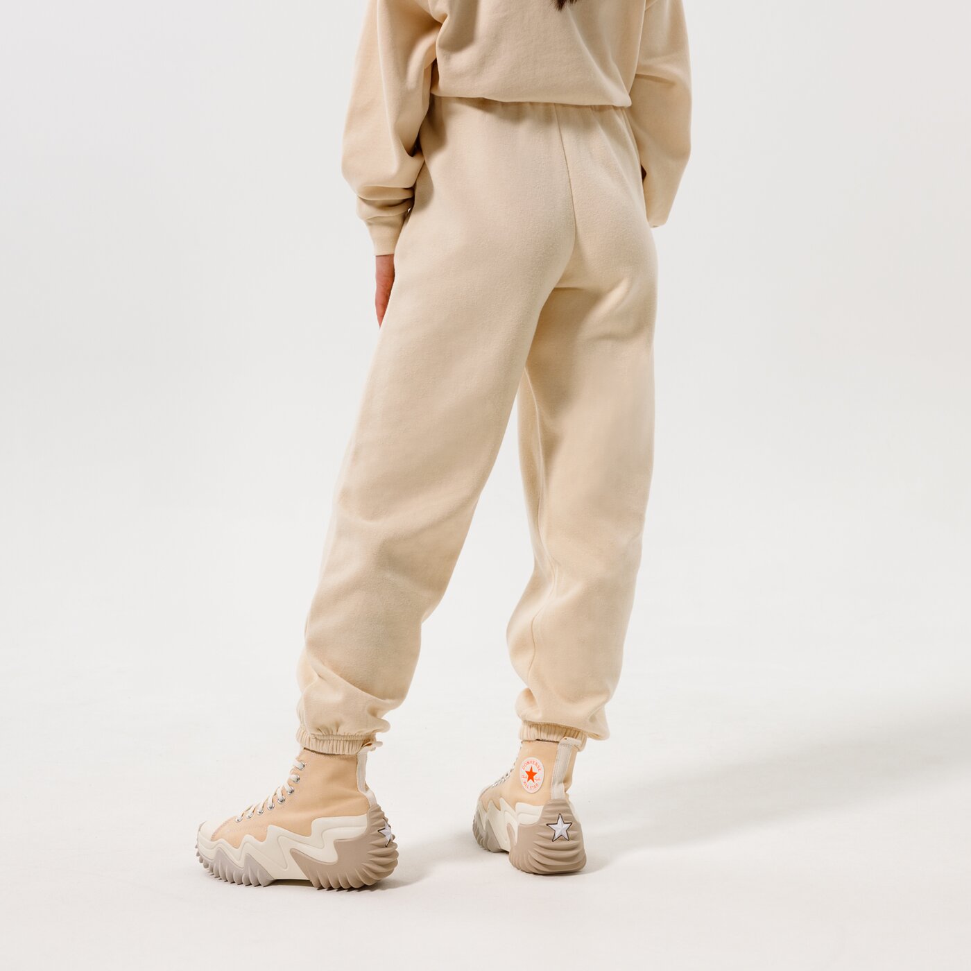 Дамски панталони LEVI'S ПАНТАЛОНИ LAUNDRY DAY SWEATPANT a1786-0000 цвят бежов