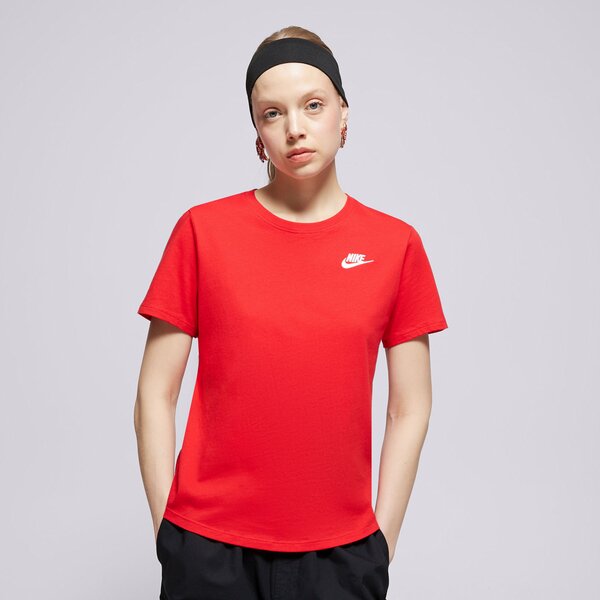 Дамска тениска NIKE ТЕНИСКА W NSW CLUB SS TEE dx7902-657 цвят червен