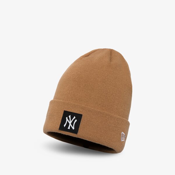 Мъжка зимна шапка NEW ERA ШАПКА TEAM BEANIE NYY BRWN NEW YORK YANKEES WHT 60141873 цвят кафяв