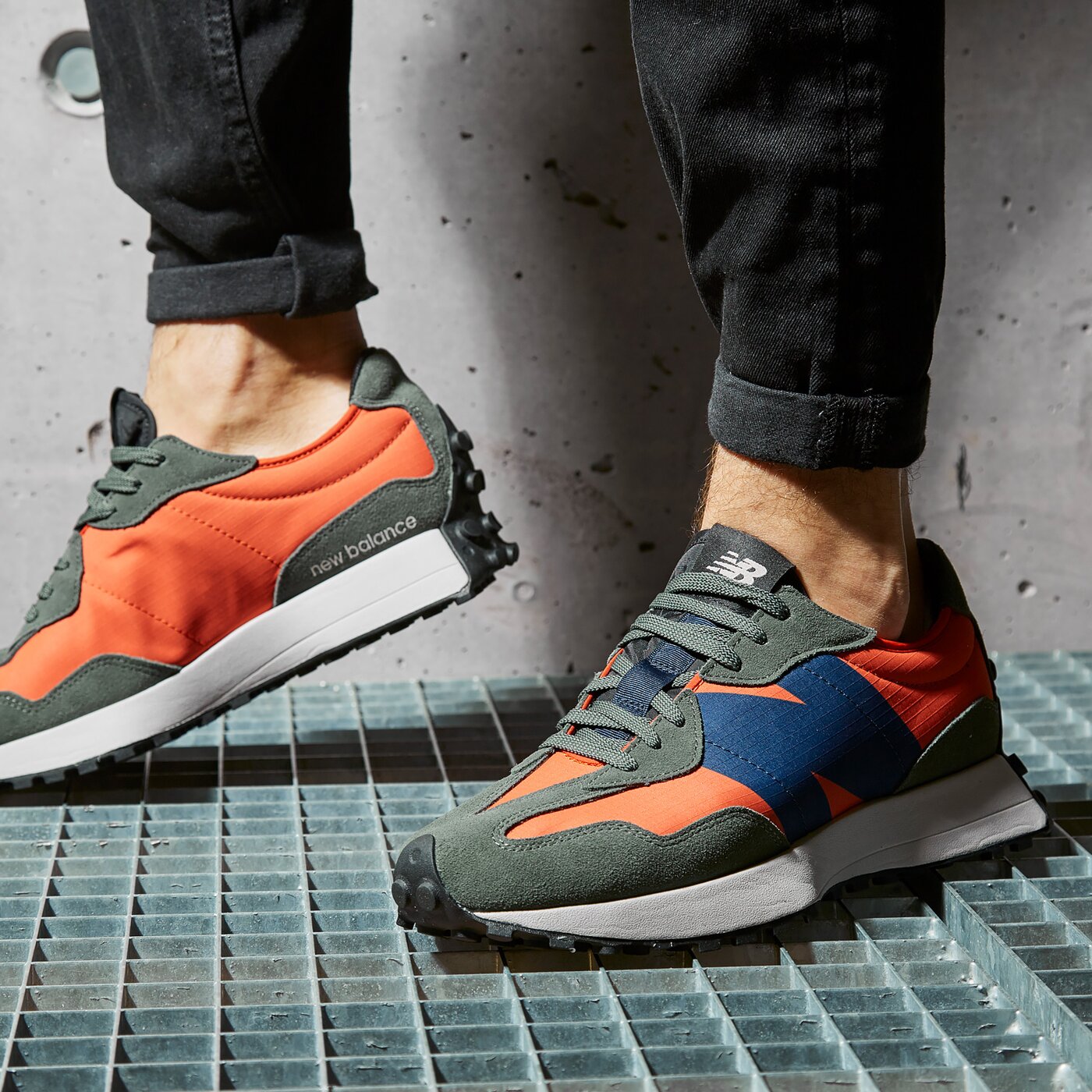 Мъжки маратонки NEW BALANCE 327  ms327tb цвят оранжев