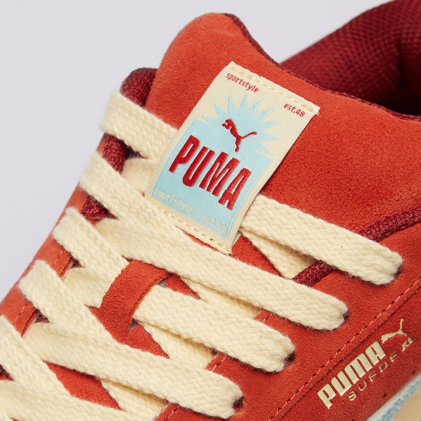 Мъжки маратонки PUMA SUEDE XL  40224601 цвят оранжев