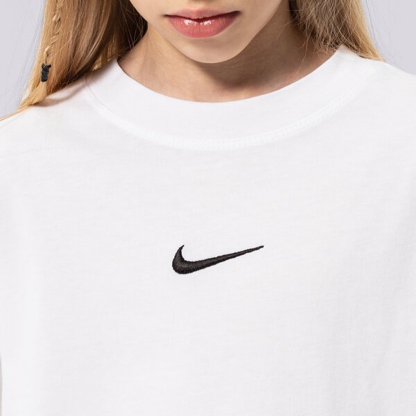 Детска тениска NIKE GIRLS' ESSENTIAL BOXY ТЕНИСКА JUNIOR GIRL dh5750-100 цвят бял