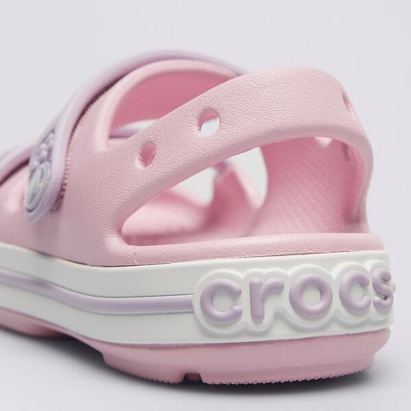 Детски чехли и сандали CROCS CROCBAND CRUISER SANDAL T 209424-84i цвят розов