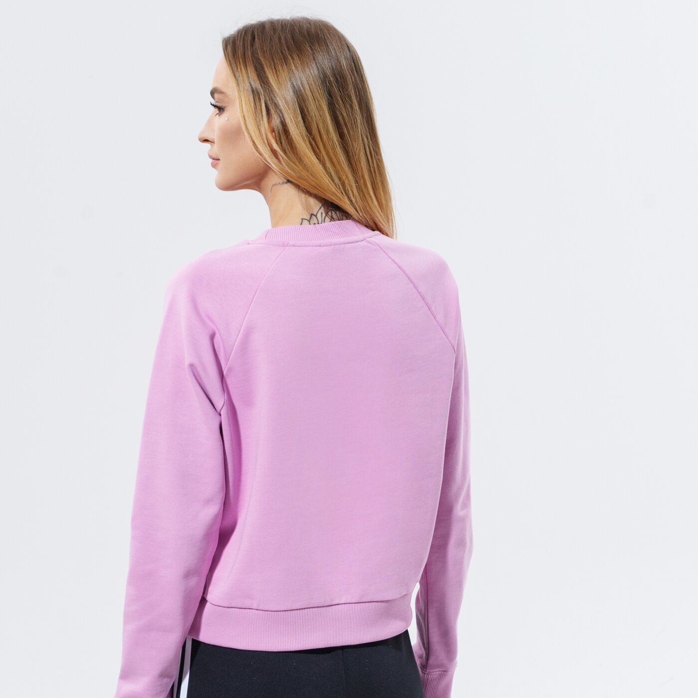 Дамски суичър VANS СУИТЧЪР WM FLYING V FT BOXY CREW ORCHID vn0a47th0fs1 цвят розов