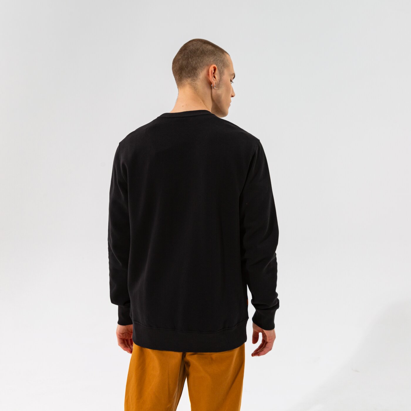 Мъжки суичър TIMBERLAND СУИТЧЪР CHEST LOGO CREW BLACK tb0a5pdv0011 цвят черен