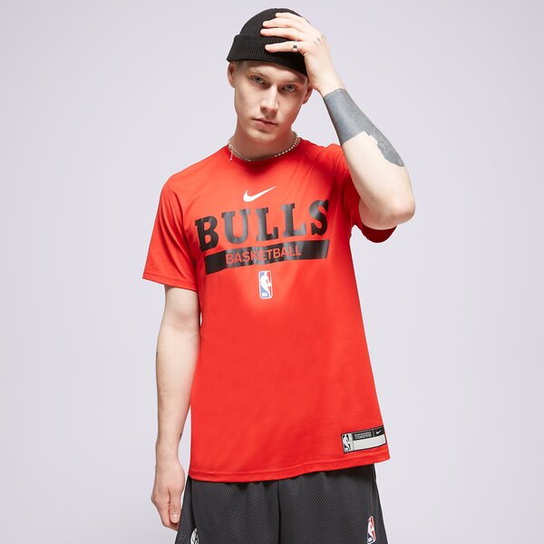 Мъжка тениска NIKE ТЕНИСКА CHICAGO BULLS dr6456-657 цвят червен