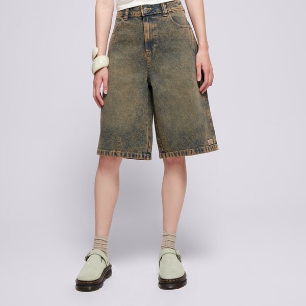 Дамски къси панталони DICKIES ШОРТИ CARPENTER DENIM JORT W dk0a4z85k581 цвят сив