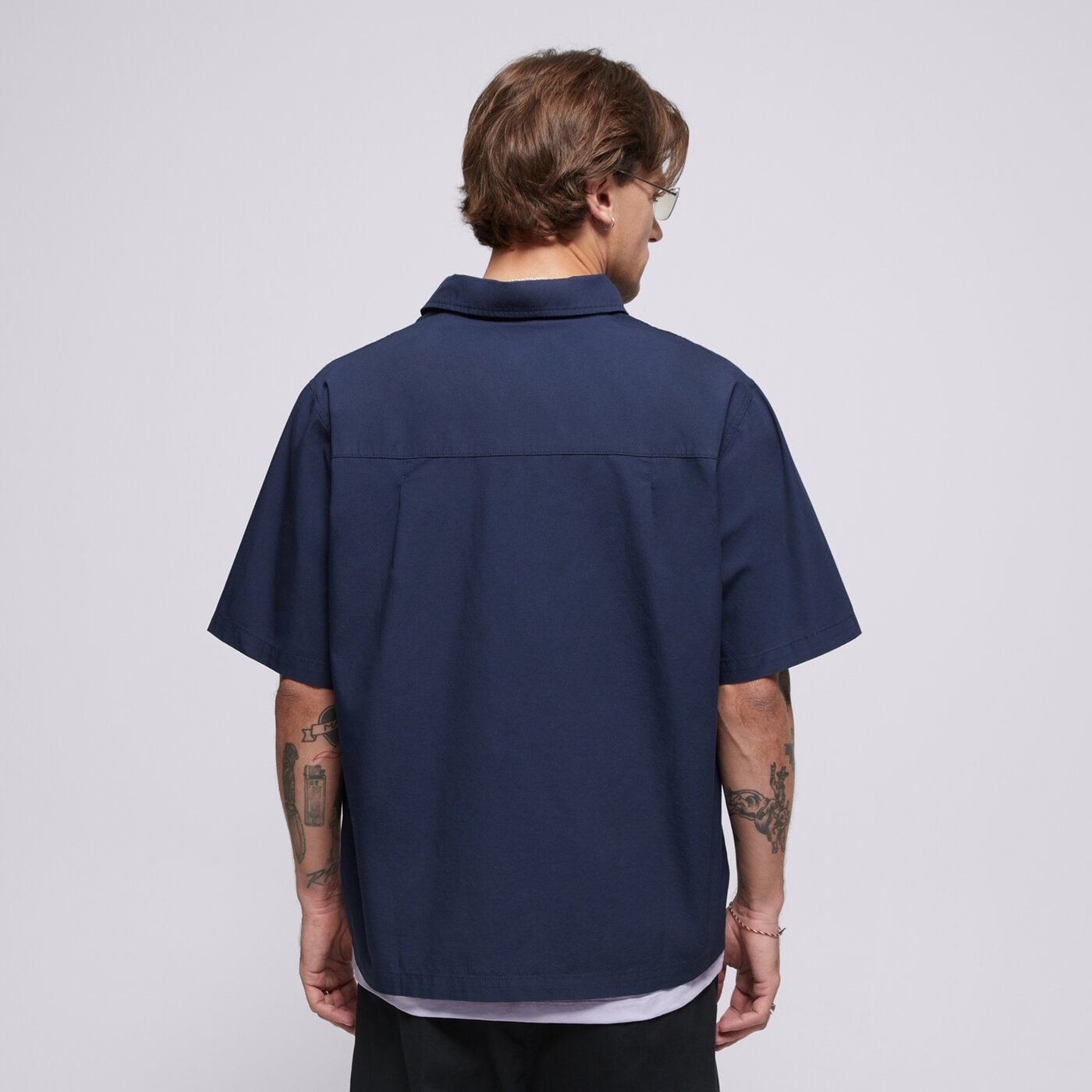 NIKE РИЗА M NK CLUB SS BTN SHIRT WSH hj2029-451 цвят черен