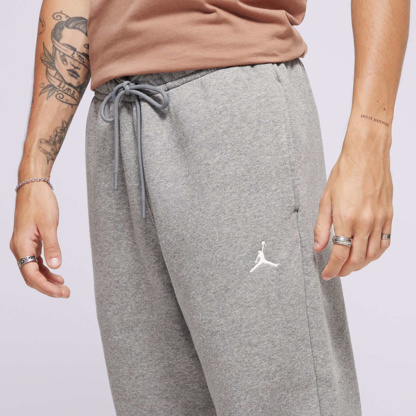 Мъжки панталони ПАНТАЛОНИ M JORDAN BRKLN FLC PANT  fv7277-091 цвят сив