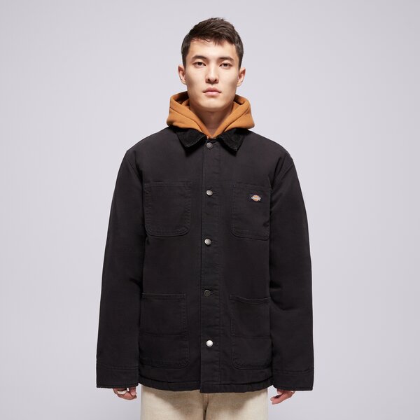 Мъжко зимно яке DICKIES ЯКЕ ЗИМНО CHORE JACKET LINED CANVAS dk0a87o3blk1 цвят черен