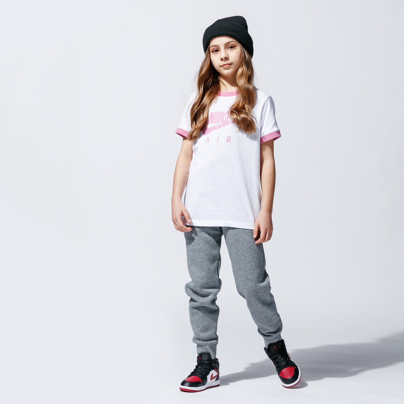 Детски панталони NIKE ПАНТАЛОНИ SPORTSWEAR GIRL bv2720-091 цвят сив