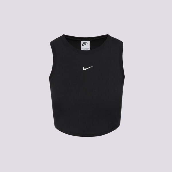 Дамска тениска NIKE ТЕНИСКА W NSW ESSNTL RIB CRP ПОТНИК fb8279-010 цвят черен