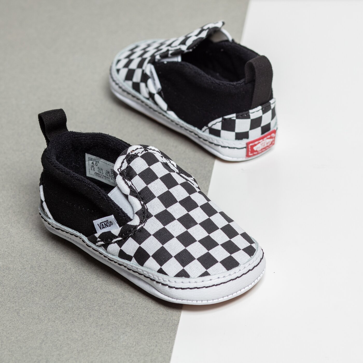 Детски маратонки VANS IN SLIP-ON V CRIB vn0a2xslfb71 цвят черен