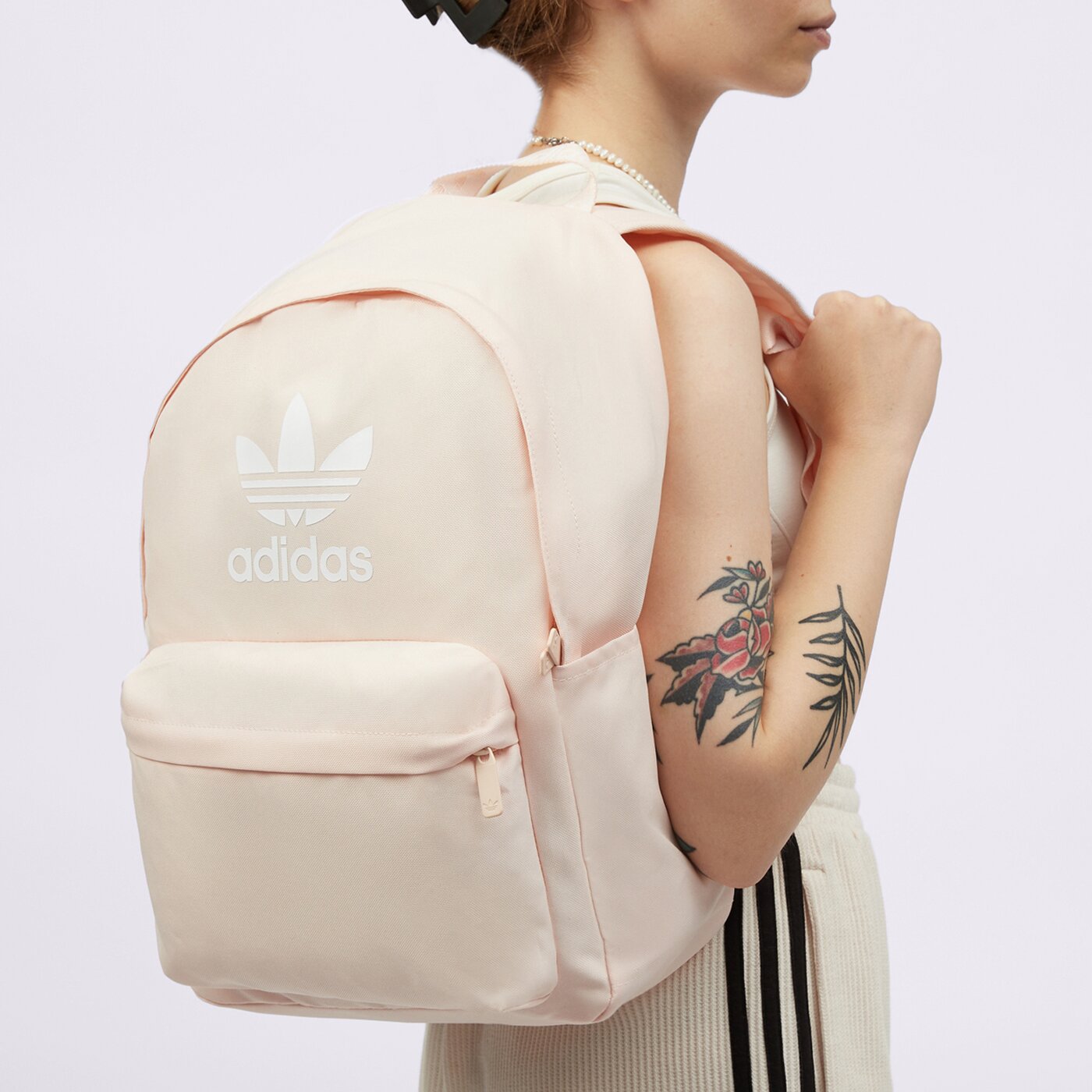 Детска раница ADIDAS РАНИЦА ADICOLOR BACKPK ic8527 цвят розов