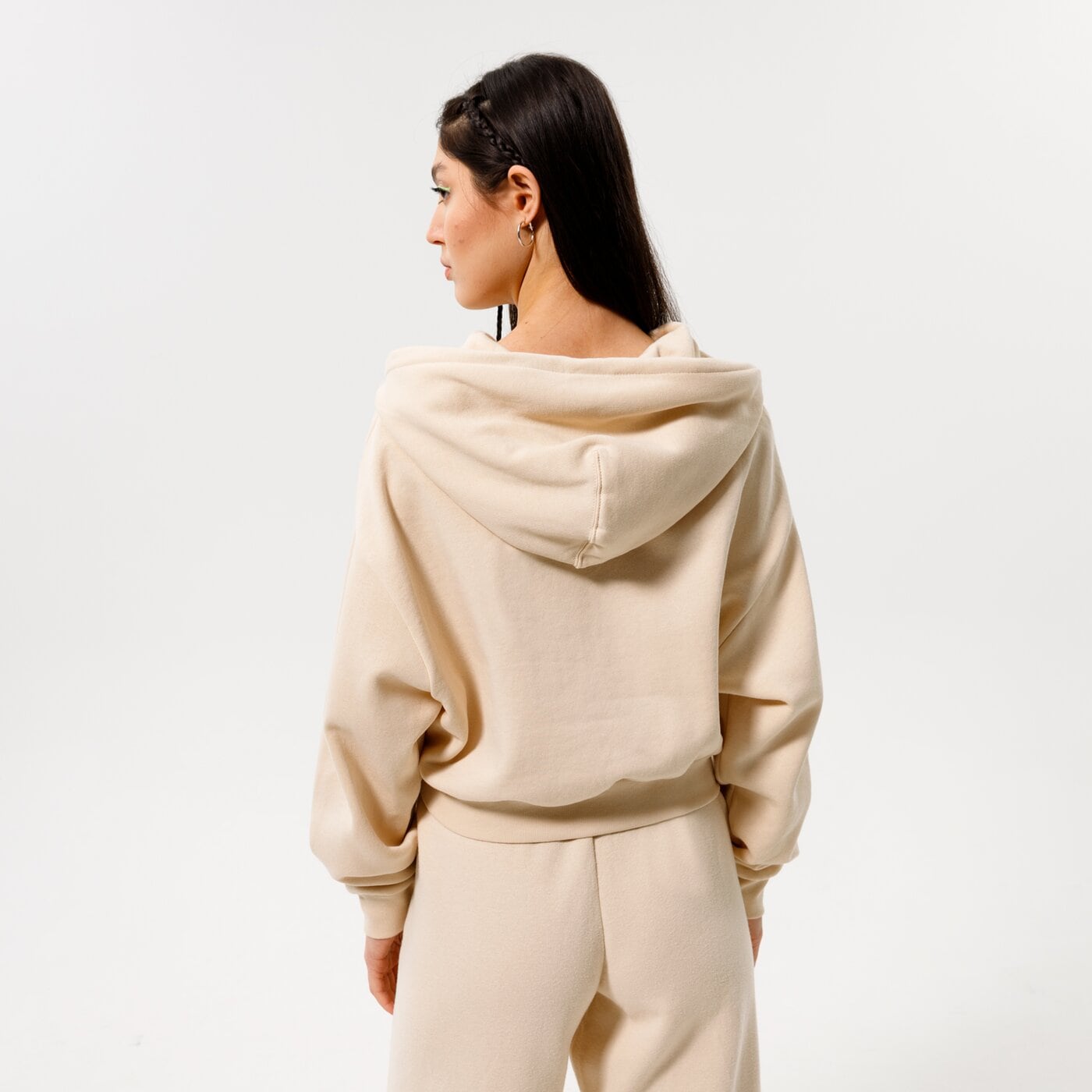 Дамски суичър LEVI'S СУИТЧЪР С КАЧУЛКА LAUNDRY DAY SWEATSHIRT a1782-0000 цвят бежов