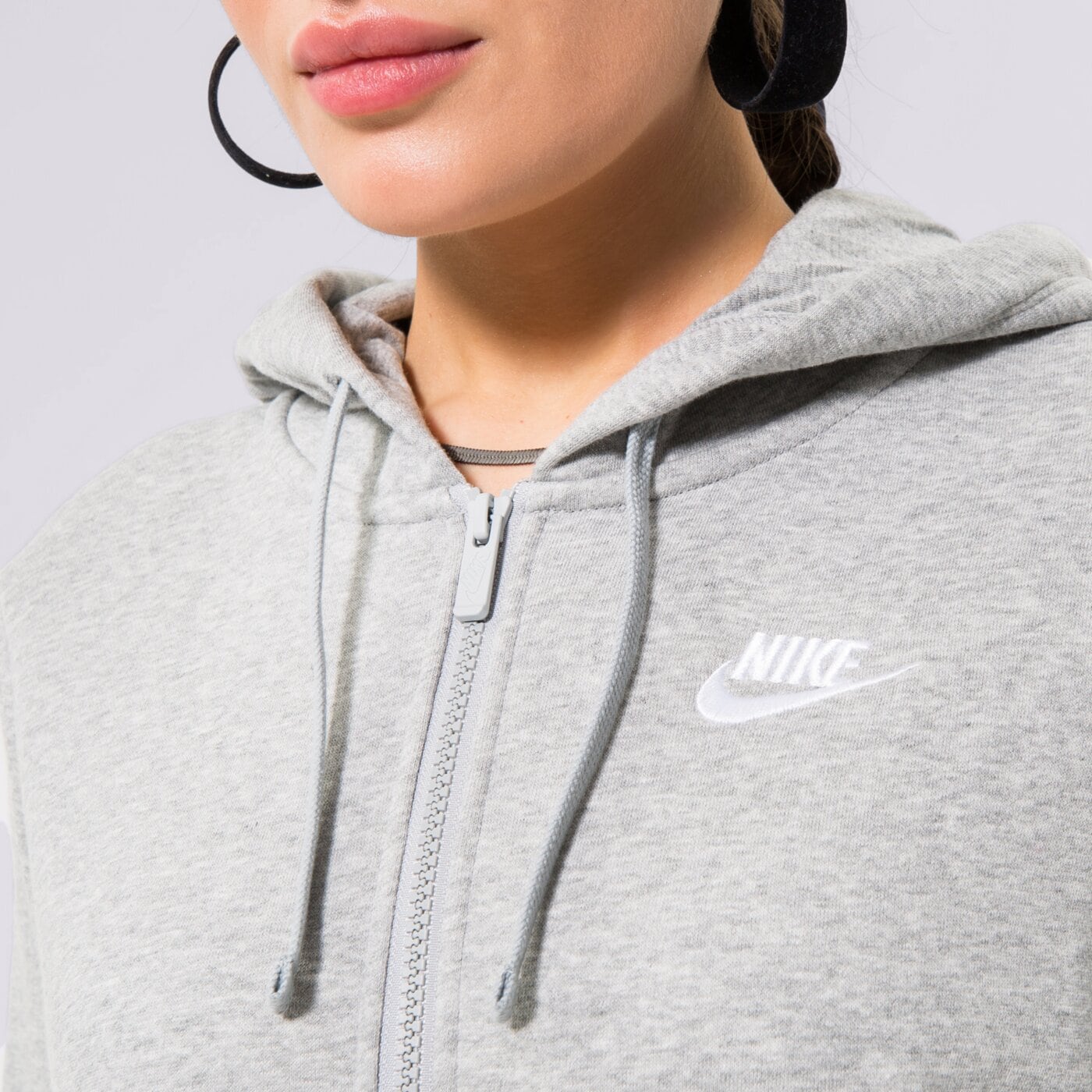 Дамски NIKE РОКЛЯ W NSW CLUB FLC АНЦУГS dq6765-063 цвят сив