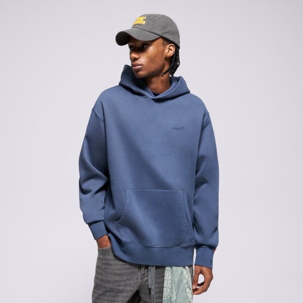 Мъжки суичър LEVI'S СУИТЧЪР С КАЧУЛКА   THE AUTHENTIC HOODIE BLUES a8435-0020 цвят син