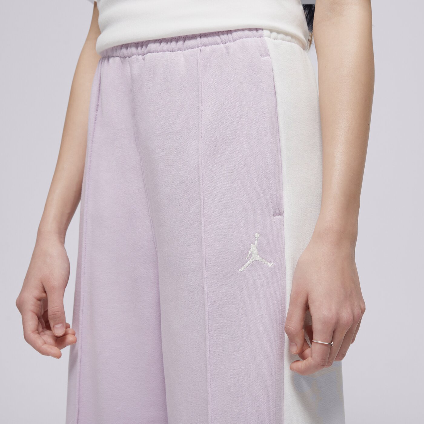 Детски панталони JORDAN ПАНТАЛОНИ JDG KSA FT PANT GIRL 45d816-p6i цвят виолетов