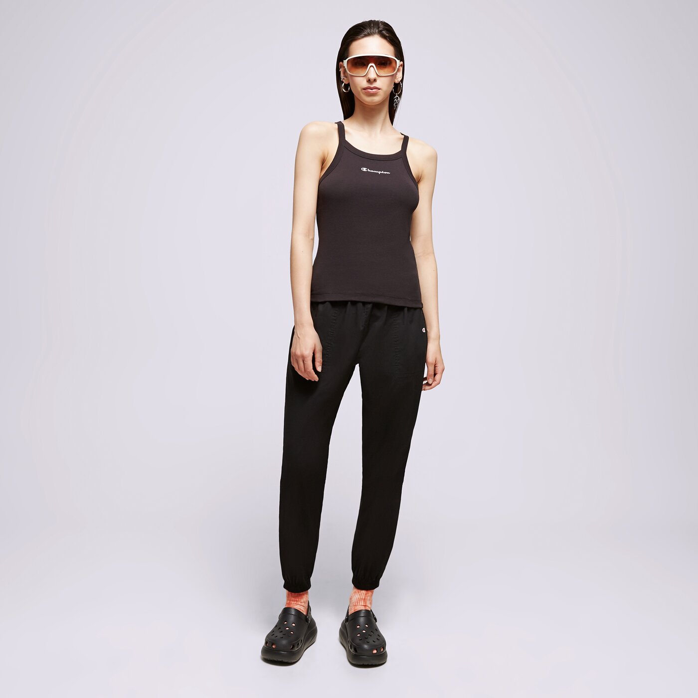 Дамска тениска CHAMPION ПОТНИК ПОТНИК ТОП 116121kk001 цвят черен