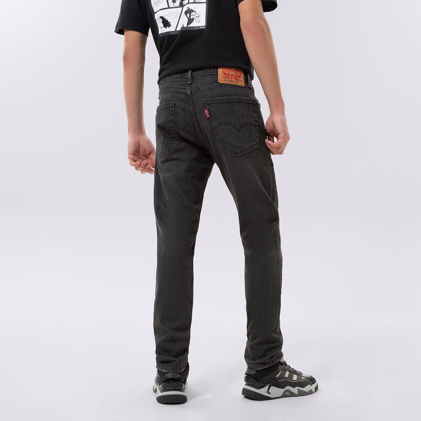Мъжки панталони LEVI'S ПАНТАЛОНИ 502 TAPER HI BALL 57783-0105 цвят черен