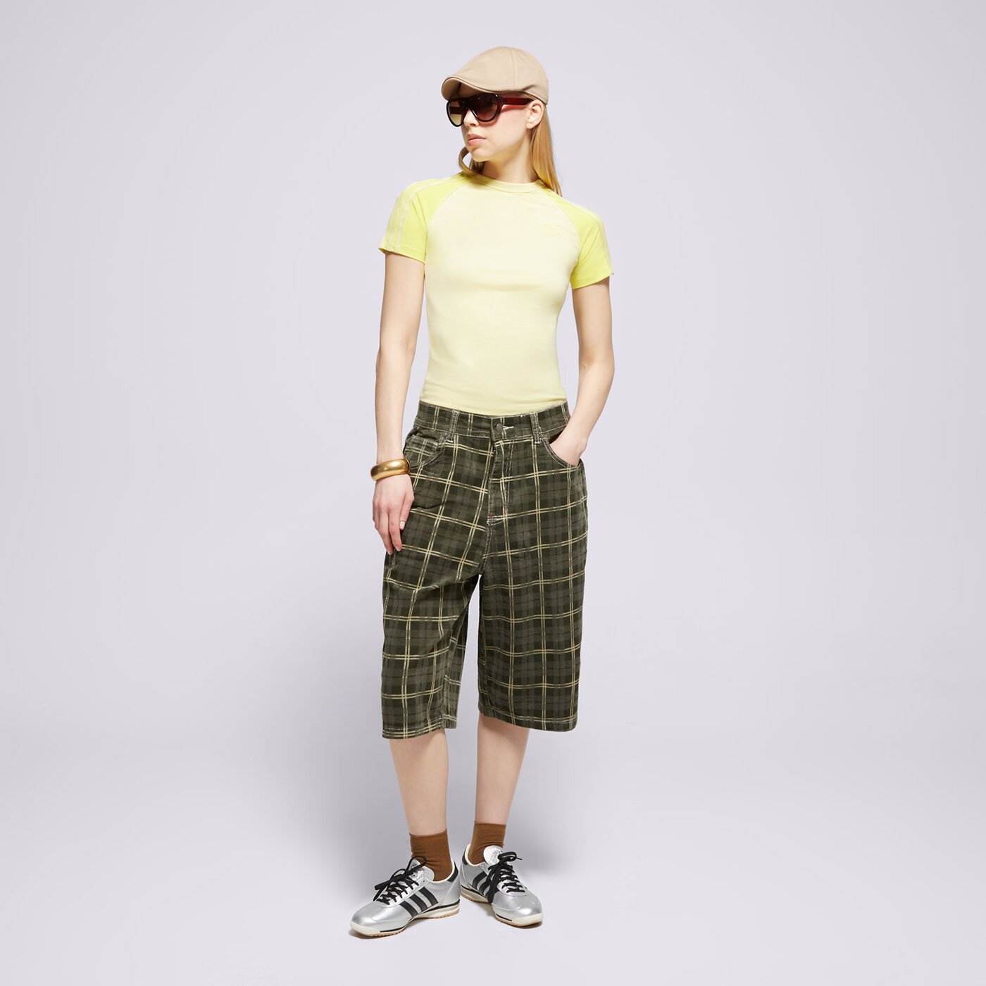 Дамска тениска ADIDAS ТЕНИСКА 3S SLIM TEE jc6679 цвят жълт