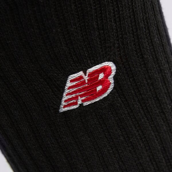 Дамски чорапи NEW BALANCE ЧОРАПИ PATCH LOGO CREW 3 PAIRS las33763bk цвят черен