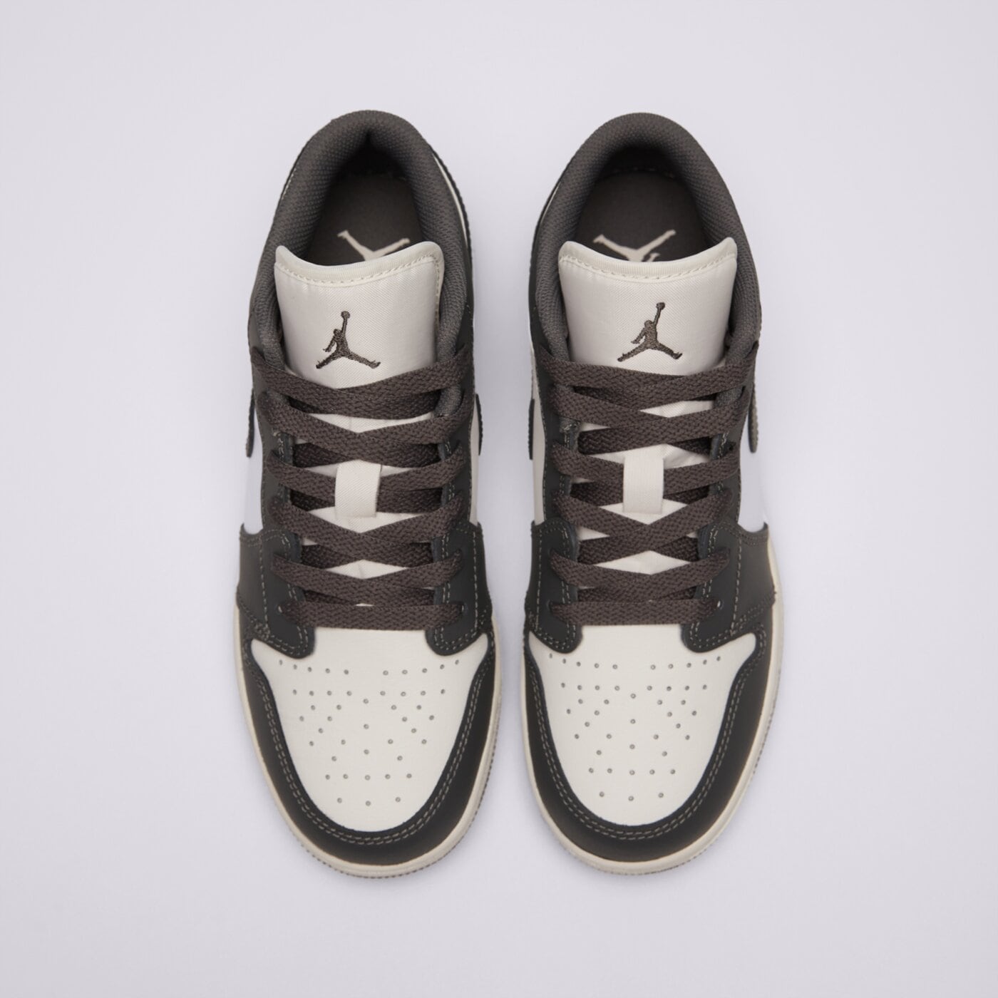 Детски маратонки AIR JORDAN 1 LOW  553560-044 цвят сив