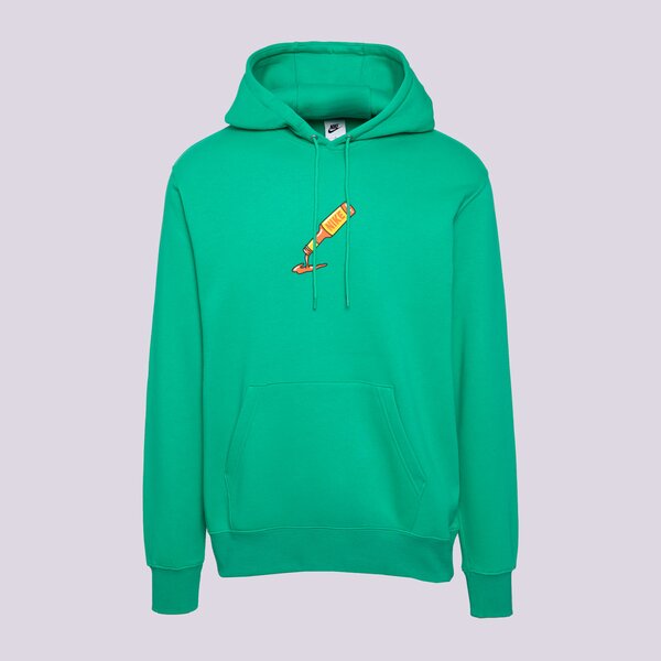 Мъжки суичър NIKE СУИТЧЪР С КАЧУЛКА U NSW HDY CLUB PO BB OC 2 ib4144-324 цвят зелен