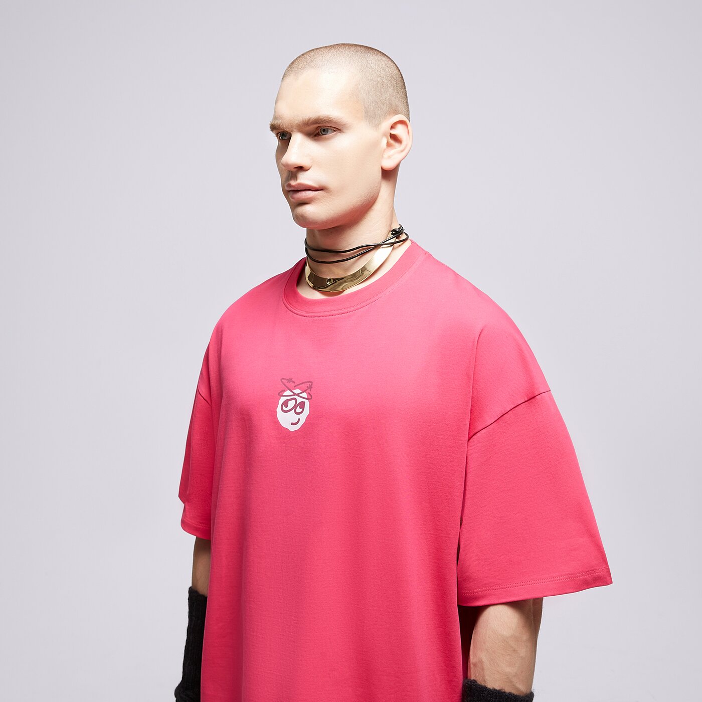 Мъжка тениска S.NOW JOB SIZEER ТЕНИСКА "NOT MY DAY" MAGENTA si323tsu54001 цвят розов