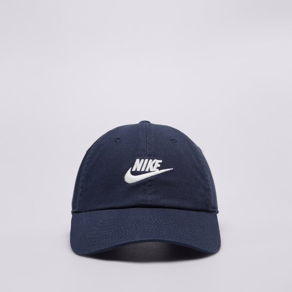 Дамска шапка с козирка NIKE ШАПКА U NK CLUB CAP U CB FUT WSH L fb5368-410 цвят тъмносин