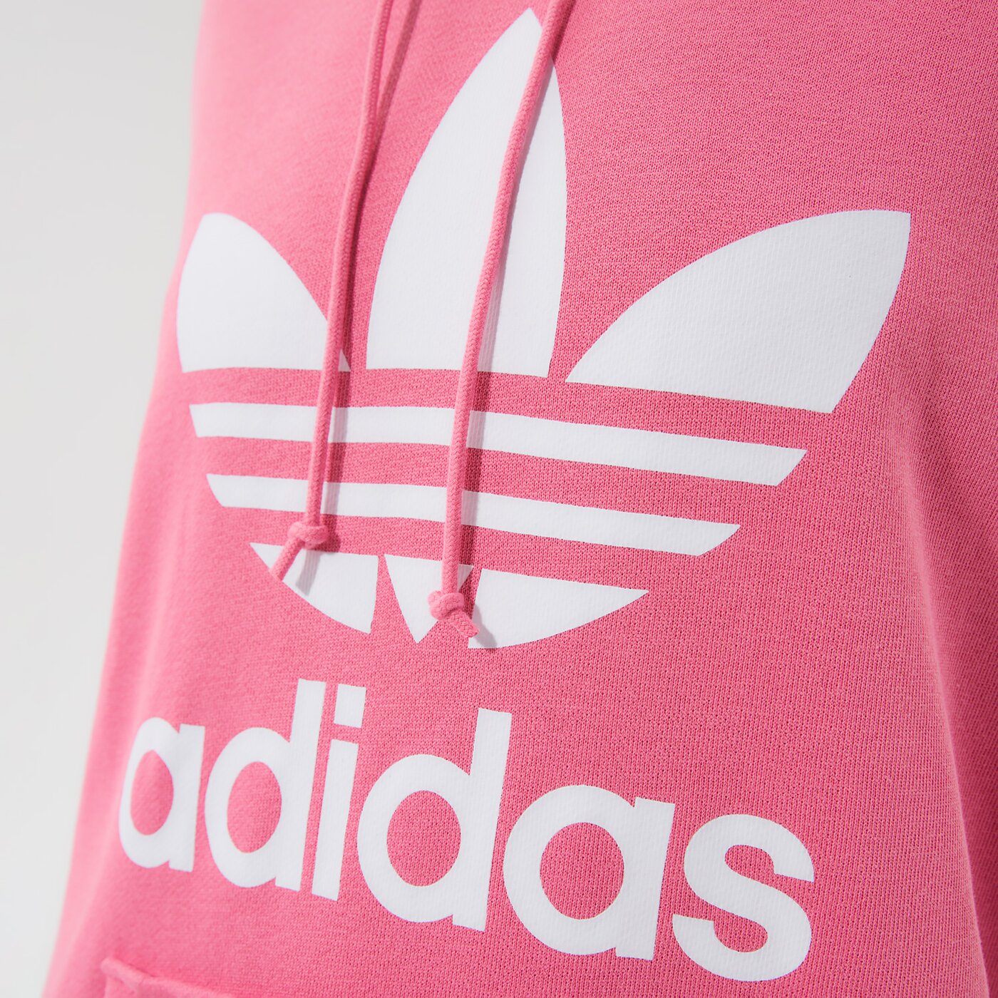 Дамски суичър ADIDAS СУИТЧЪР С КАЧУЛКА TRF HOODIE h33587 цвят розов