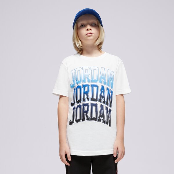 Детска тениска JORDAN ТЕНИСКА JDB 3K SS TEE BOY 95d474-001 цвят бял