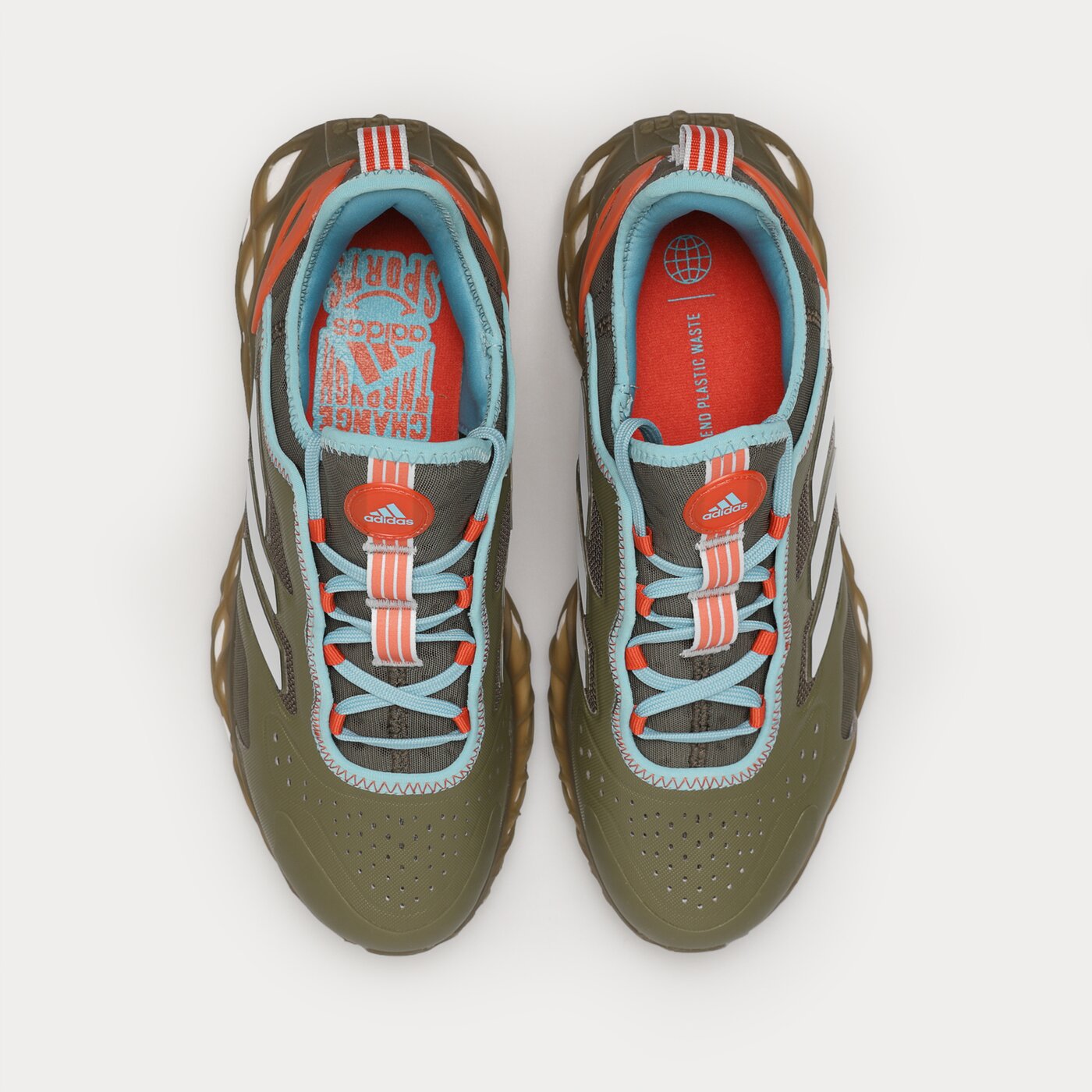 Мъжки маратонки ADIDAS WEB BOOST hq6170 цвят зелен