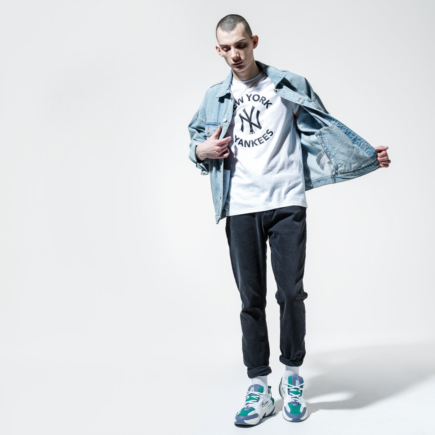 Мъжка тениска NEW ERA ТЕНИСКА MLB TEE NYY NEW YORK YANKEES WHI 12195420 цвят бял