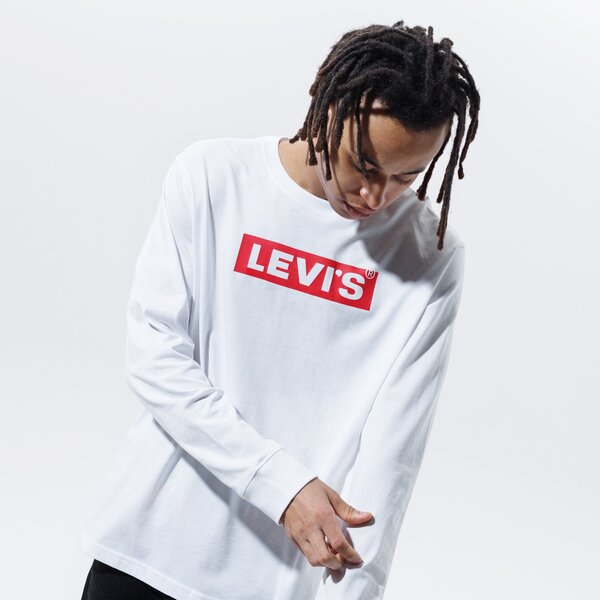 Мъжка тениска LEVI'S ТЕНИСКА RELAXED LS GRAPHIC TEE 16139-0043 цвят бял