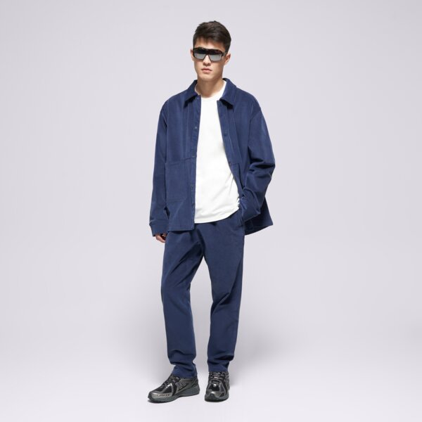 NEW BALANCE РИЗА STRETCH CORDUROY OVERSHIRT mt53524nny цвят тъмносин