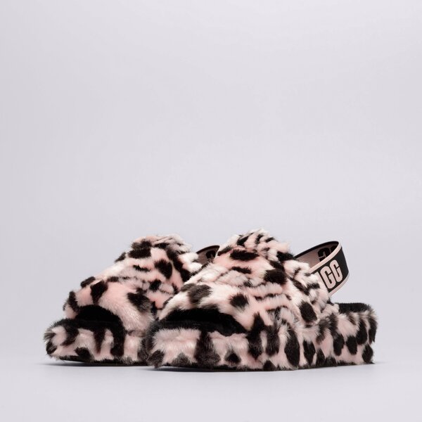 Дамски чехли и сандали UGG FLUFF YEAH ANIMALI 1127073-pink scallop цвят розов