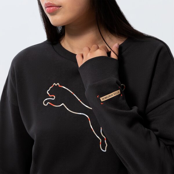 Дамски суичър PUMA СУИТЧЪР BETTER CREW FL 670035 75 цвят черен